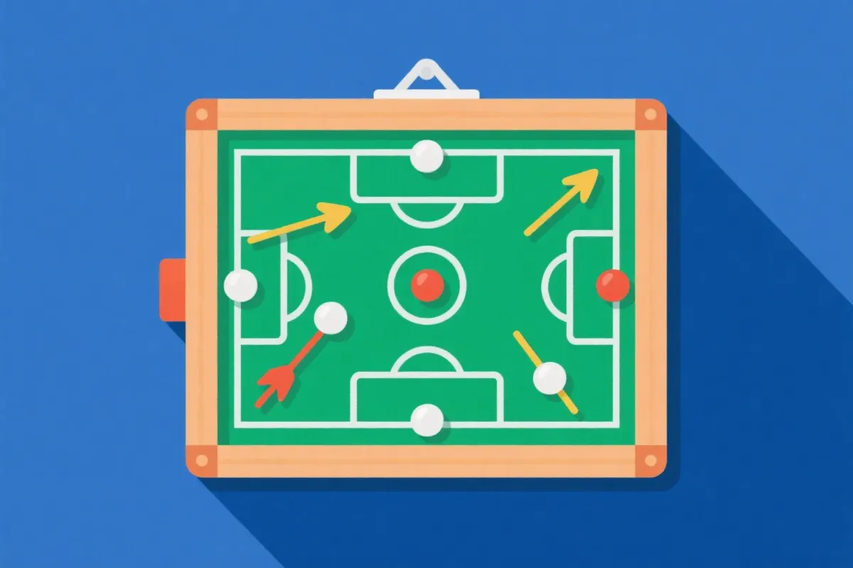 战术板与走位示意图